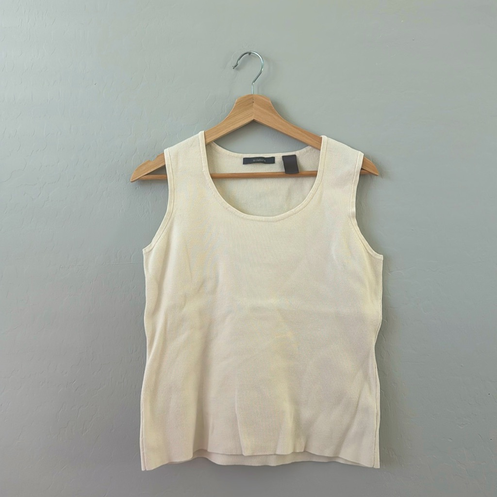 Vintage Y2k Liz Claiborne Knit Tank Top Size Medium